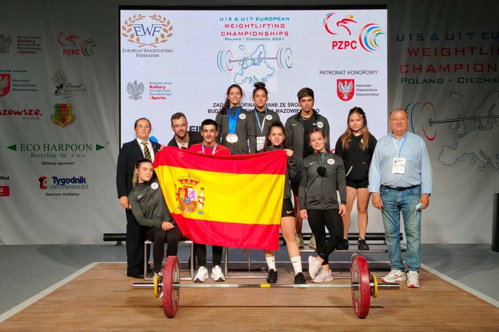 Resultados Campeonatos de Europa Sub 15 SUb 17 - Federación Española Halterofilia